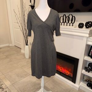 3 x 20$ Apt. 9 Charcoal V-Neck Wrap Midi Dress Size Large